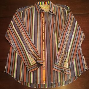 Robert Graham button down men's XL shirt